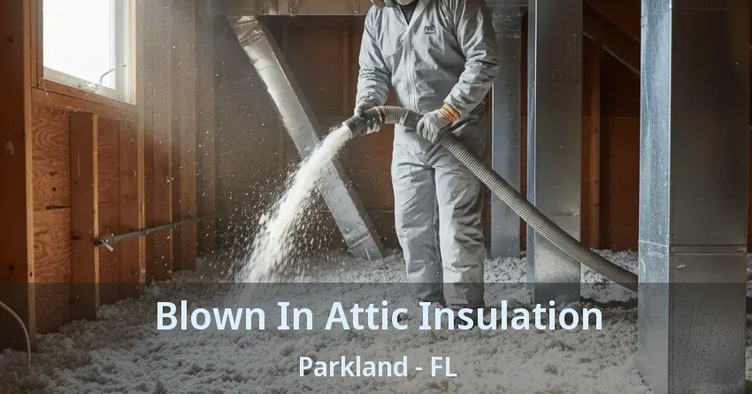 Blown In Attic Insulation Parkland - FL