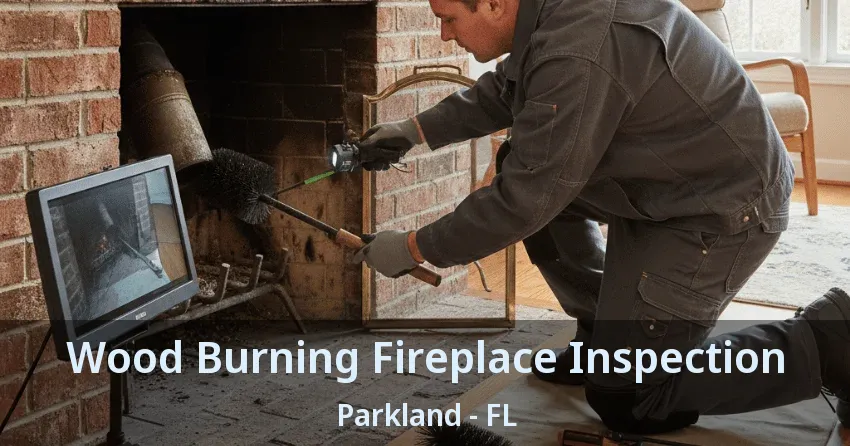Wood Burning Fireplace Inspection Parkland - FL